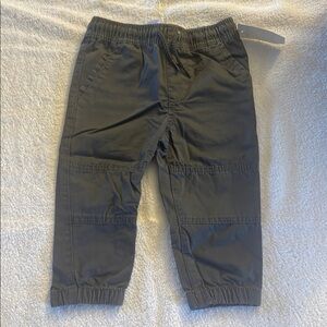 OshKosh B'gosh Black Joggers with Elastic Waist and Cuffs
